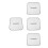 4Pcs Durable Eva Handbag Rain Cover Transparent Protector Pouch 9