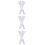 3Paires Compression Blanches Longues Pour Voyage Bureau 4