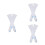 3Paires Compression Blanches Longues Pour Voyage Bureau 6