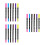 18Pièces Marqueurs Comestibles Assortis Double Pointe Usage 5