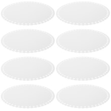 16Pcs Durable Acrylic Base for Crochet Basket & Handbag Weaving Crafts