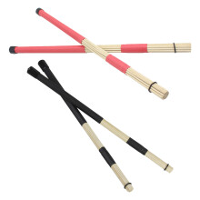 10Paires Baguettes Percussion Bambou Caoutchouc Robustes Et Colorées