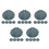 25Pcs Light Grey ABS Plastic Printmaking Plates for Beginners DIY Art 6