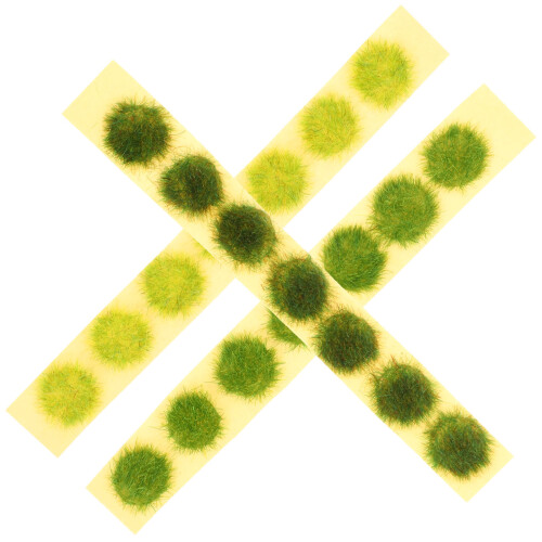 15Pcs Plastic Mini House Plant Clusters for Model Railway Scenery 1