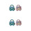 4Pcs Assorted Color Plastic Miniature Pull-Back Car Toys for Children 10