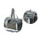 1Pc Durable Light Grey Pet Handbag with Ventilated Oxford Fabric 7