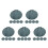 25Pcs Light Grey ABS Plastic Printmaking Plates for Beginners DIY Art 4