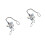 2Pièces Décoration Crystal Pendante Résistante Pour Auto 10