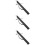 3Pcs Practical Black Sword Carrying Bags Space-Saving Cloth Pouches 10
