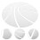 Wall Sticker Acrylic Silver 1set 11.8x11.8in 7