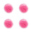 4Pcs Watermelon Red Princess Dome Bed Canopy Comfortable Mosquito Net 8