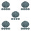25Pcs Light Grey ABS Plastic Printmaking Plates for Beginners DIY Art 8