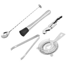 One Set Of Bartending Tool Cocktail Shaker Kit Stainless Steel
