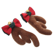 5Pairs Plush Antler Accessories for Motorcycle Bike Ski