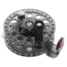 Moulinet De Portatif Noir ABS Durable Pour Milieux