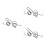 6Pcs Silver Steel Spring Replacement for Ice Cream Maker Machine Parts 9