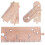 2Sets Durable Wooden Kids Growth Chart Room Wall Decor 2