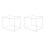 2Sets Plastic Square Frame for Thermal Takeout Food Bags White 4