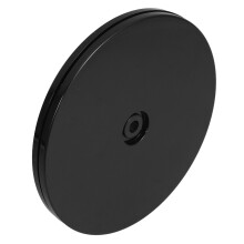 4Pcs Black Acrylic Rotating Display Base Stable 360 Turntable