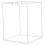 2Sets Plastic Square Frame for Thermal Takeout Food Bags White 3
