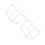 2Sets Plastic Square Frame for Thermal Takeout Food Bags White 5