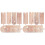 2Sets Durable Wooden Kids Growth Chart Room Wall Decor 4