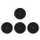 4Pcs Black Acrylic Rotating Display Base Stable 360 Turntable 8