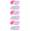 18Pcs Reusable Silicone Brush Cleaning Mat for Beauty Tools Assorted 6