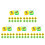 60Pcs Portable Retractable Measuring Tape with Keyring Assorted Colors 8