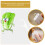 1Set White Floss Pick Holder Dispenser for Professional Teeth Cleaning 5