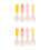 4Sets Kids Silverware Baby Spoon Fork Set PP Tableware Assorted Colors 4