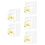 150Pcs Transparent Acrylic Sign Holders Slanted Table Display Stands 2