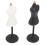 10Pcs Assorted Color Resin Mini Doll Clothes Mannequin Display Rack 1