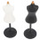 10Pcs Assorted Color Resin Mini Doll Clothes Mannequin Display Rack 2