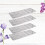 8Pcs Foldable Aluminum Foil Oil Guard Kitchen Stove Shield Silver 10