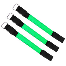 9Pcs Green Slap LED Armbands for Night Running and Outdoor Sports