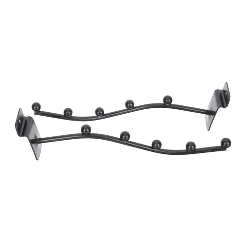 4Pcs Black Iron Flute Hooks Durable Sturdy Hangers for Flute Storage