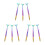 9Pièces Ensemble Outils Nail Art Brosse Nylon Métal 6