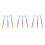 9Pièces Ensemble Outils Nail Art Brosse Nylon Métal 4