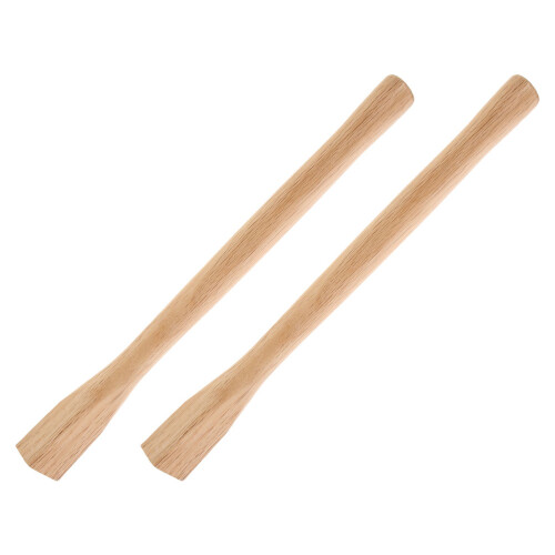 6Pcs Durable Wood Hoe Handle Replacement Beige for Garden Work Use 1