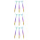 9Pièces Ensemble Outils Nail Art Brosse Nylon Métal 7