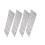 8Pcs Foldable Aluminum Foil Oil Guard Kitchen Stove Shield Silver 2