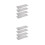 8Pcs Foldable Aluminum Foil Oil Guard Kitchen Stove Shield Silver 7