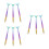 9Pièces Ensemble Outils Nail Art Brosse Nylon Métal 5