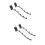 4Pcs Black Iron Flute Hooks Durable Sturdy Hangers for Flute Storage 6