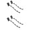 4Pcs Black Iron Flute Hooks Durable Sturdy Hangers for Flute Storage 5