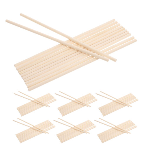 450St Onbewerkte Dowelstaven Beige Voor Creatieve DIY Projecten 2