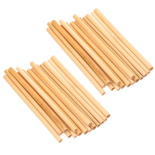 200Pcs Khaki Reed Tubes Natural Mason Bee Nesting Refill for Home Use 1