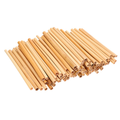 200Pcs Khaki Reed Tubes Natural Mason Bee Nesting Refill for Home Use