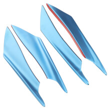16Pcs Universal Blue ABS Automotive Front Lip Spoiler for Car Body Kit